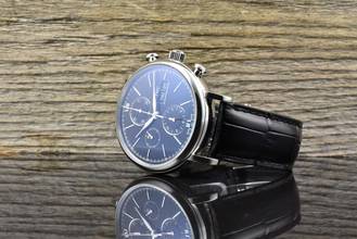 Thumbnail von IWC Portofino Chronograph IW391008 Black Dial Automatic - B&P