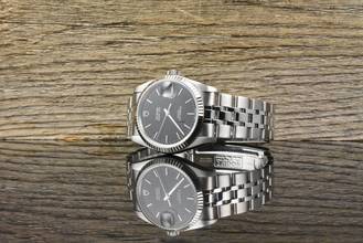 Thumbnail von Tudor Prince Date 74034 NOS / UNGETRAGEN Black Dial - Full Set 2002