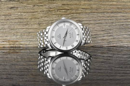 Omega De Ville Prestige Co Axial 37MM Silver Dial - Automatik - 2012