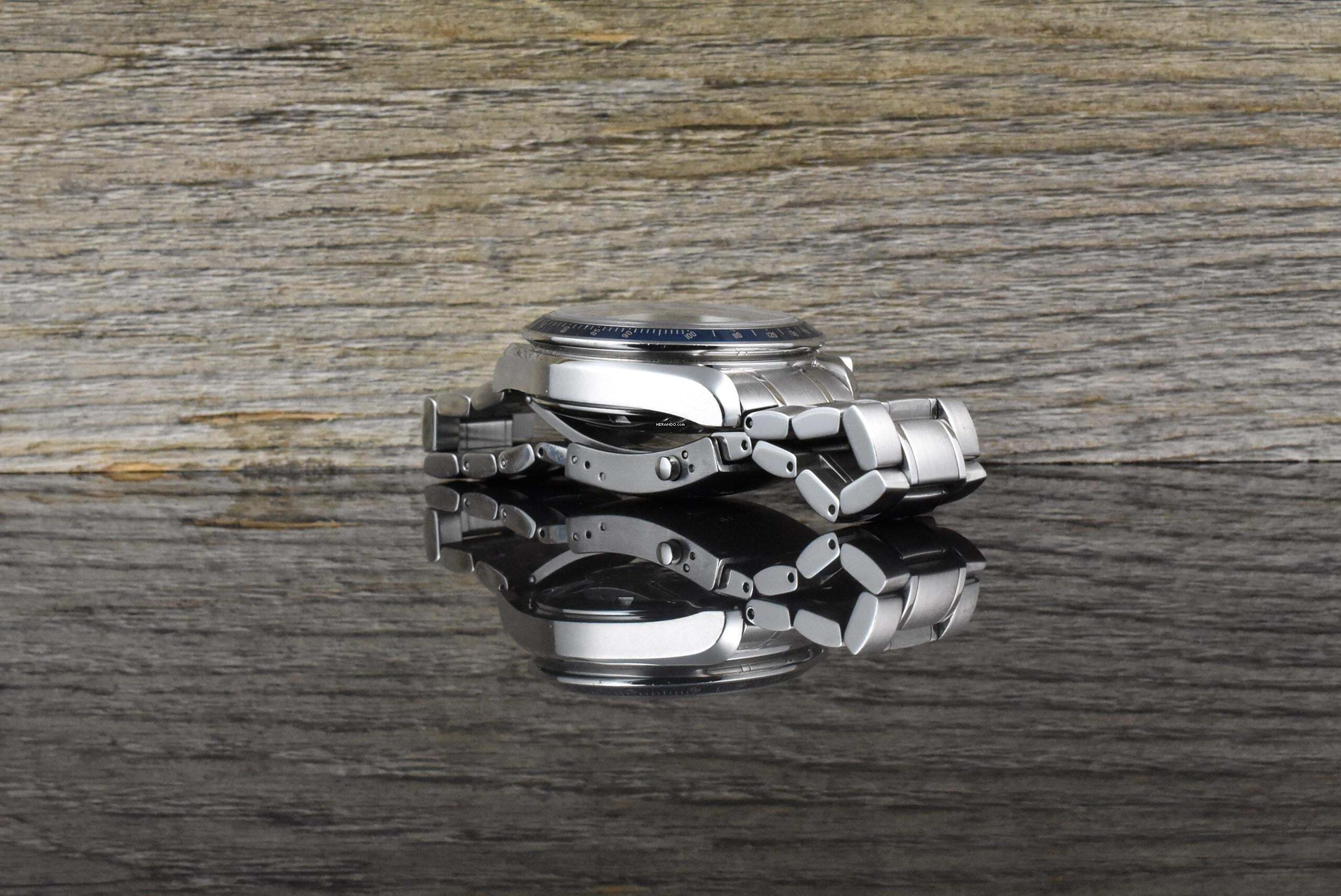 Thumbnail von Omega Speedmaster Date 321280 Blue Dail Chronograph Automatik