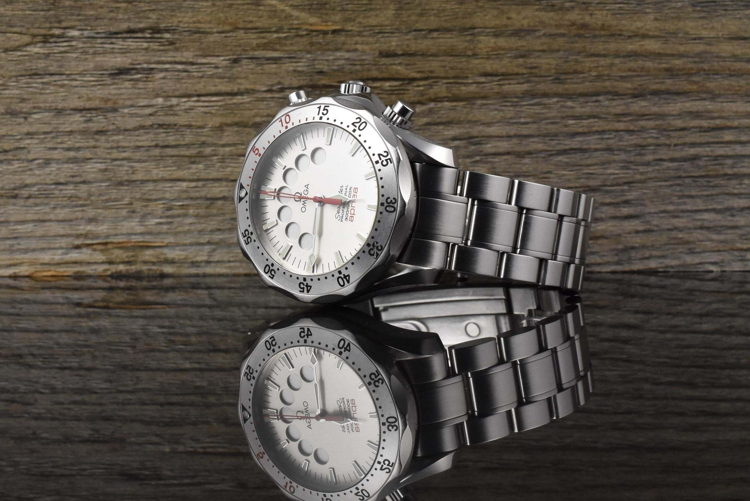 Thumbnail von Omega Seamaster Apnea 300M Apnea Jacques Mayol 2595.30 Automatik - Vintage 2004