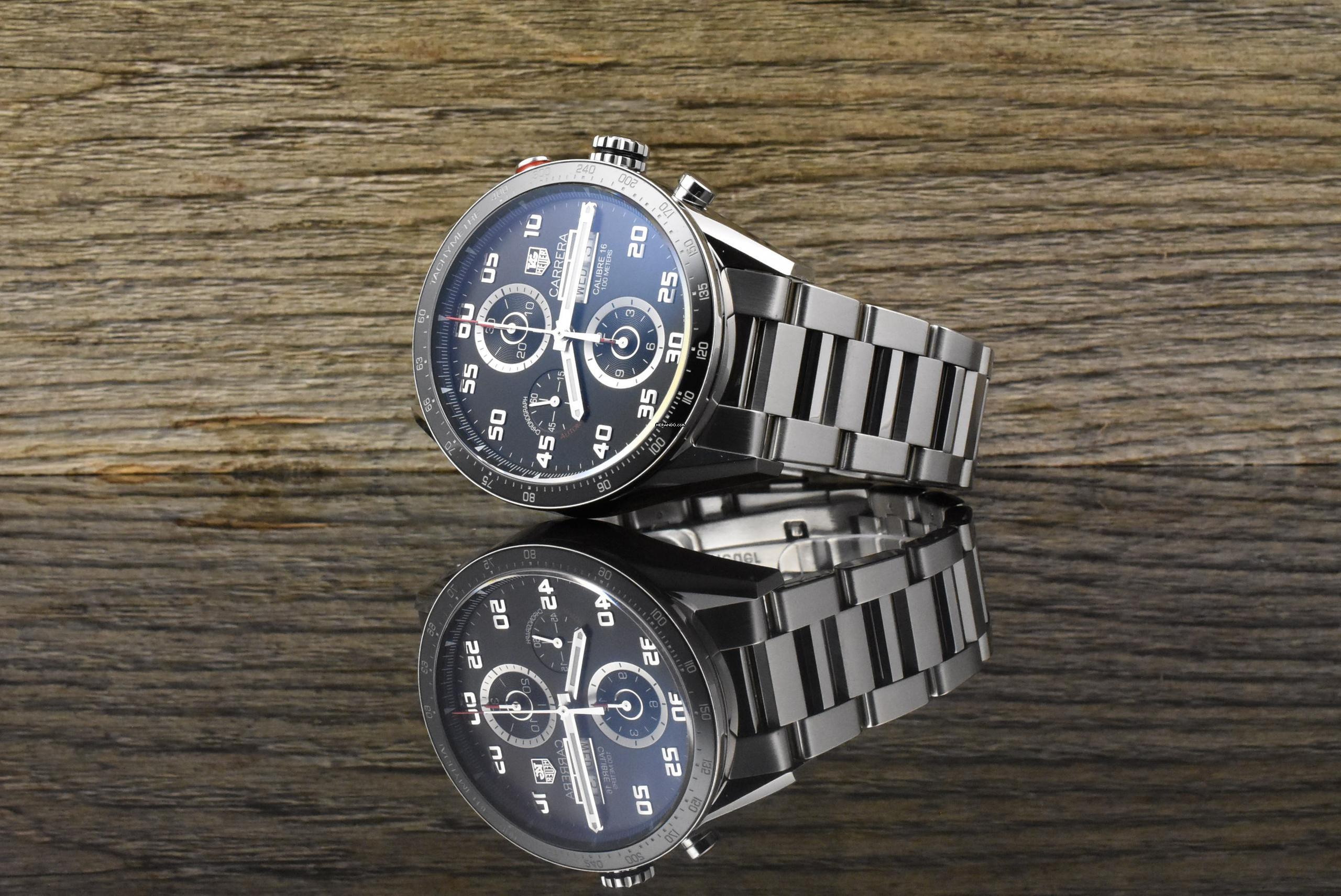 Thumbnail von TAG Heuer Carrera Calibre 16 Day Date Chronograph SERVICE 2025 - Black Ceramic - Automatik 2016