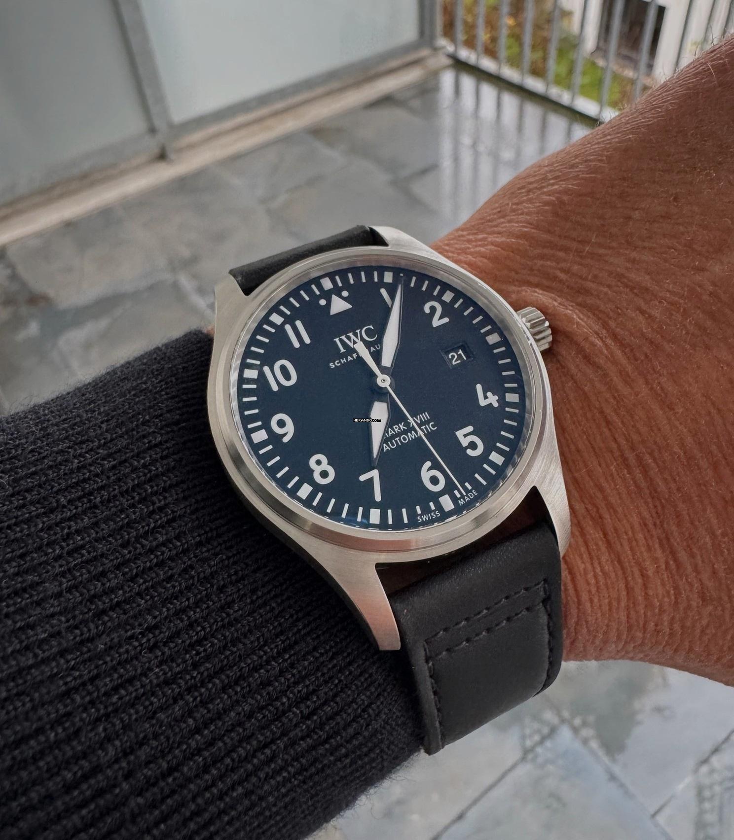 Thumbnail von IWC Fliegeruhr Mark XVIII IW327001 Automatic - Card 2018