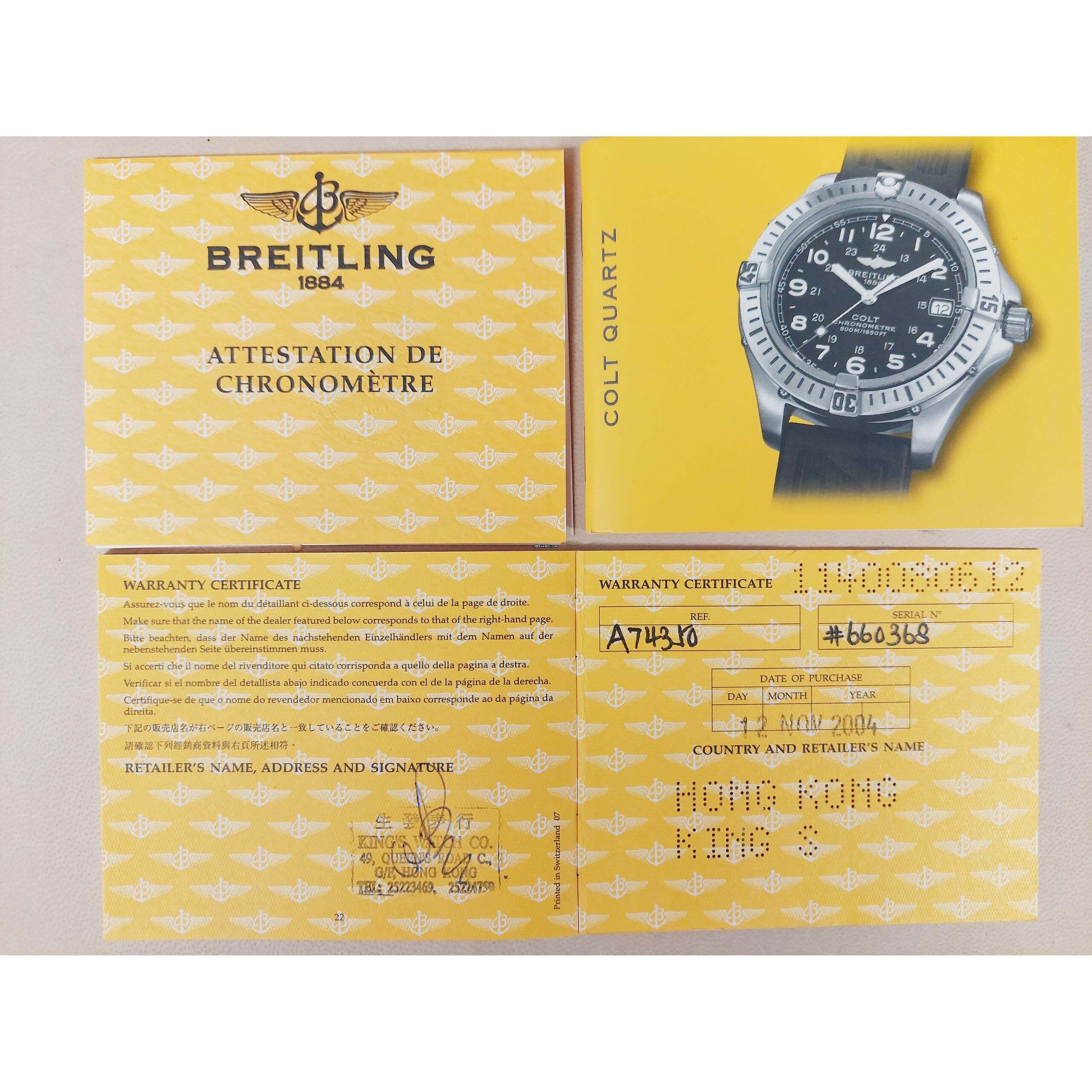 Thumbnail von Breitling Colt Quartz Full Set