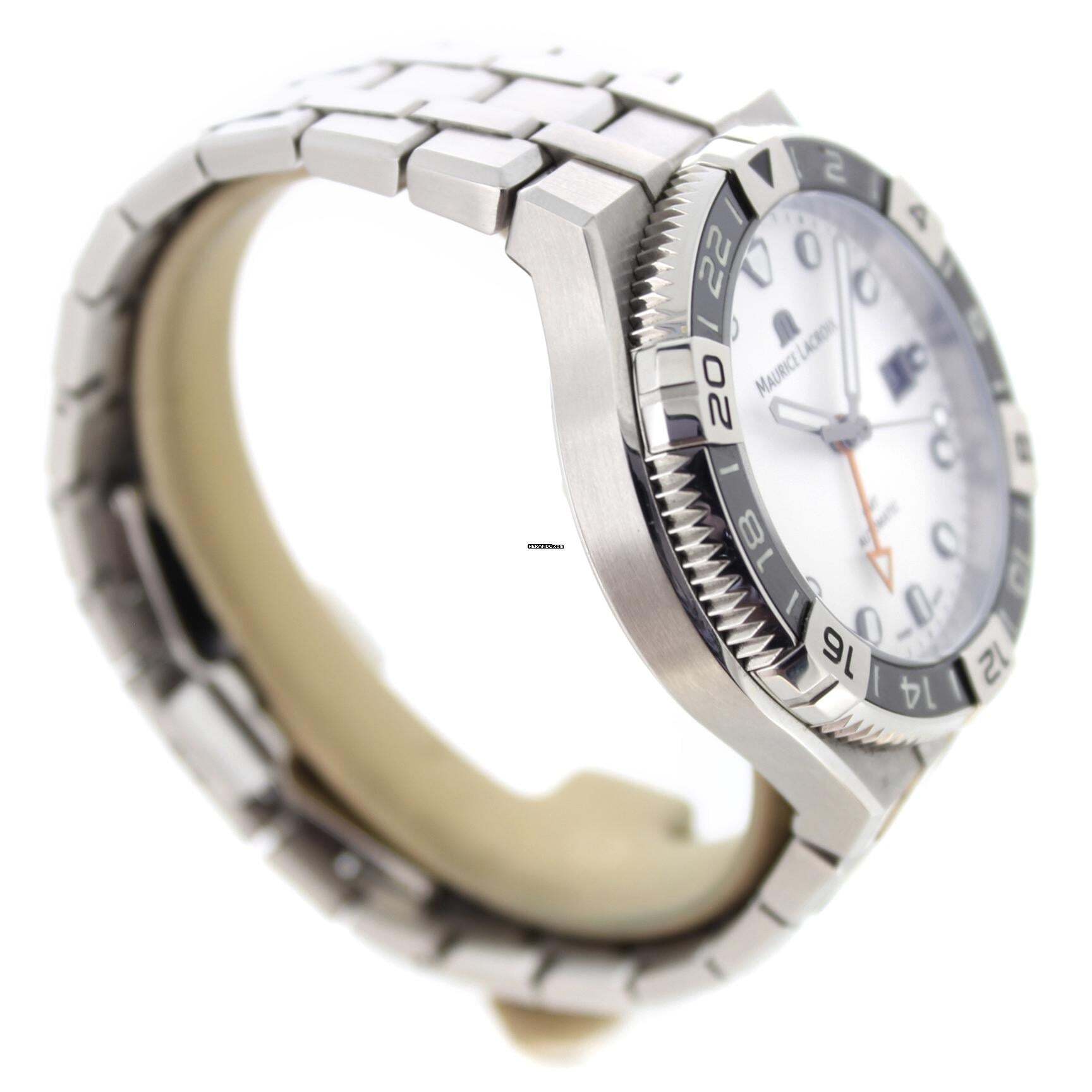 Thumbnail von Maurice Lacroix AIKON Gmt 43mm White Dial Strap Maurice Lacroix Aikon Full Set