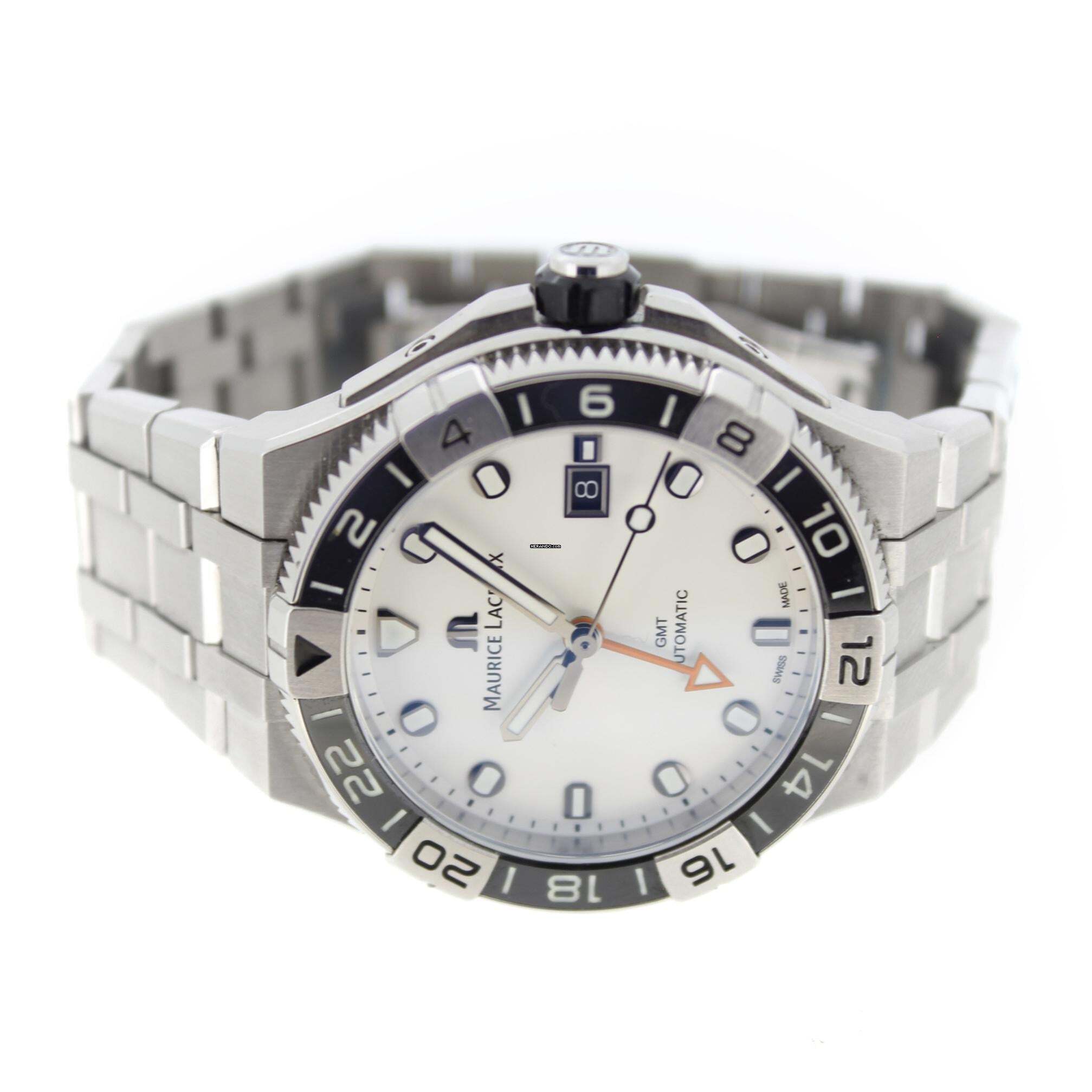 Thumbnail von Maurice Lacroix AIKON Gmt 43mm White Dial Strap Maurice Lacroix Aikon Full Set