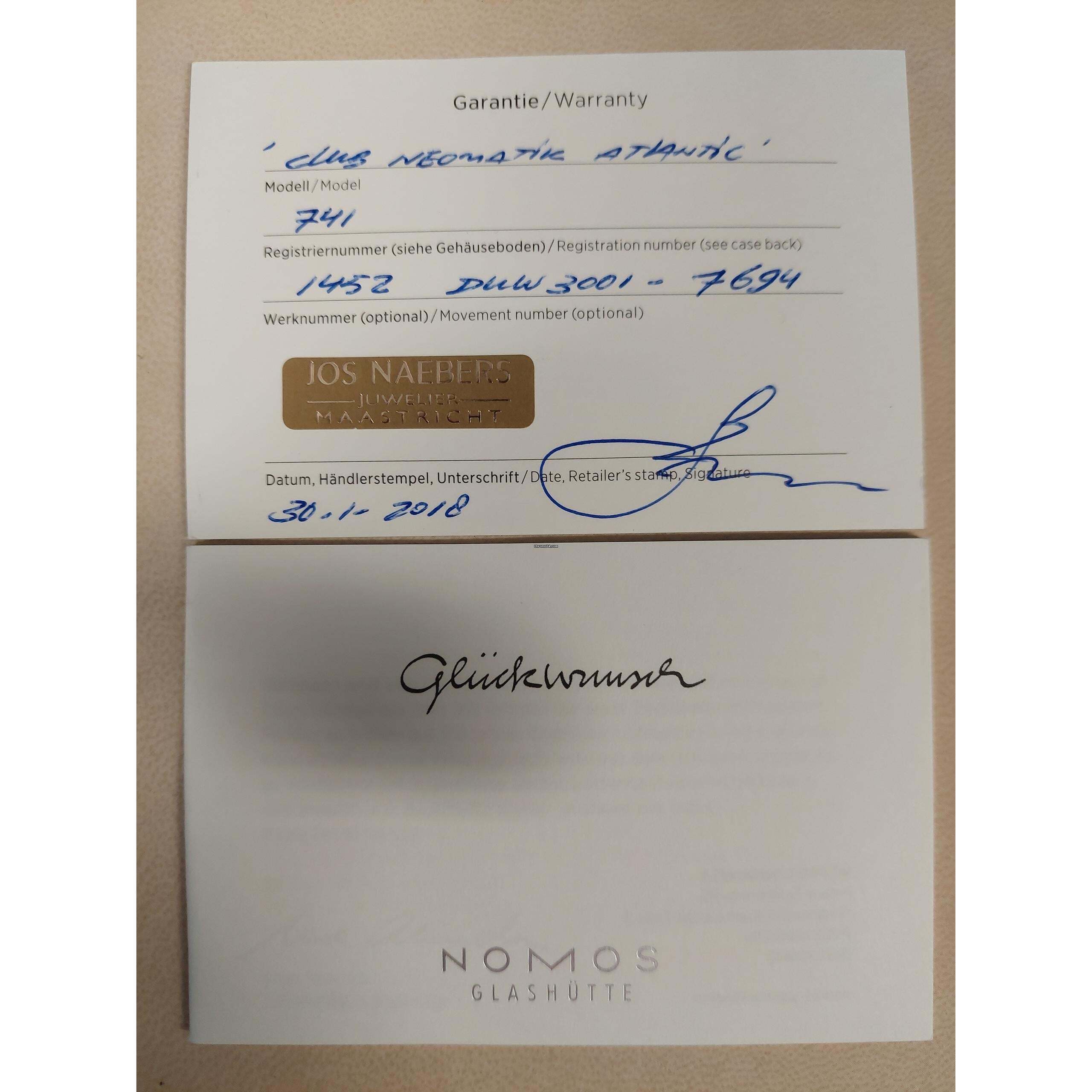 Thumbnail von NOMOS Club Neomatik Atlantik Full Set