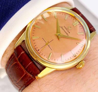 Omega Seamaster Vintage Restored Pink Dial Serviced 14389 14389
