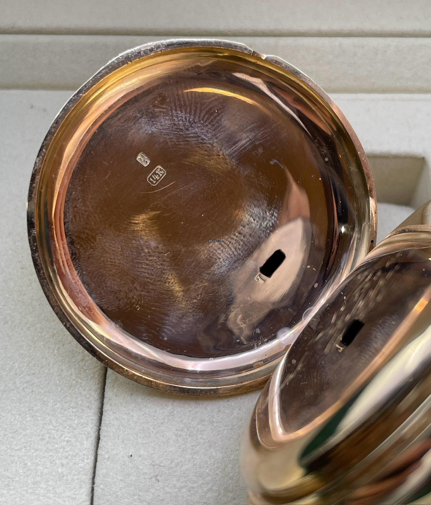 Thumbnail von Patek Philippe Taschenuhr Pocket Watch 14 Kt. Gold nice condition