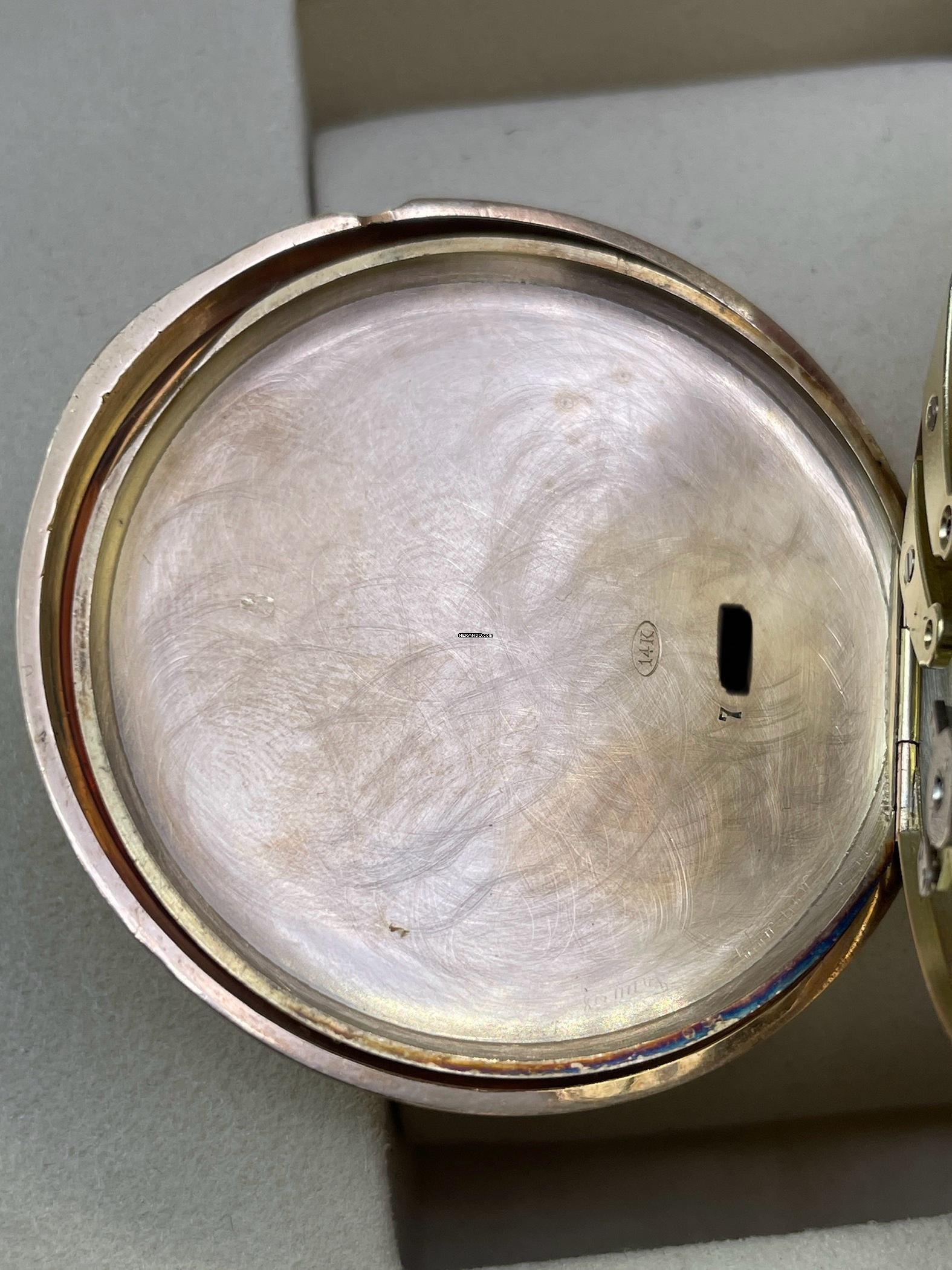 Thumbnail von Patek Philippe Taschenuhr Pocket Watch 14 Kt. Gold nice condition