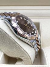 Thumbnail von Rolex Datejust 41 Steel/Rose Jubilee Chocolate Diamond Dial FULL SET Box&Papers 2021
