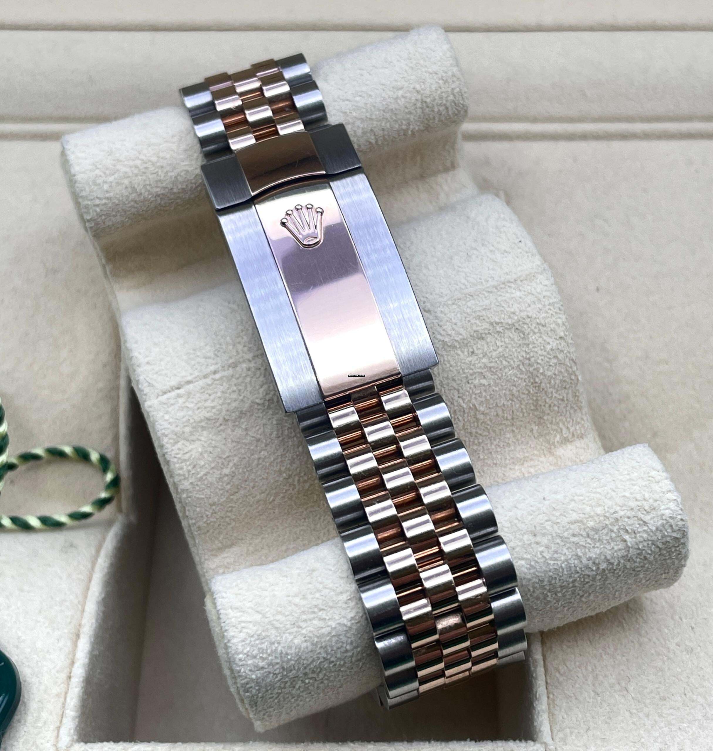 Thumbnail von Rolex Datejust 41 Steel/Rose Jubilee Chocolate Diamond Dial FULL SET Box&Papers 2021