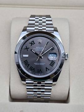 Rolex Datejust 41 41mm 126300 Wimbledon dial Jubilee Bracelet Unworn Condition Full Set 3-2026