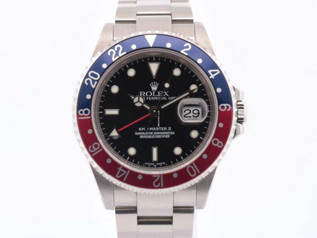 Thumbnail von Rolex GMT-Master II LC 100 - TOP PEPSI - IM FULL SET
