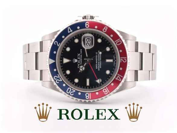 Rolex GMT-Master II LC 100 - TOP PEPSI - IN FULL SET