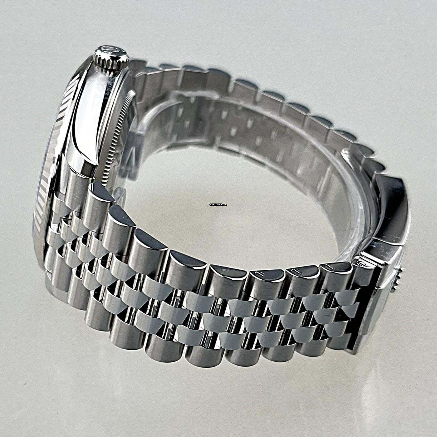 Thumbnail von Rolex Datejust 41 03/2026 LC100 Jubilé-Armband ZB Schiefergrau Index Full Set