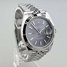 Thumbnail von Rolex Datejust 41 03/2026 LC100 Jubilé-Armband ZB Schiefergrau Index Full Set