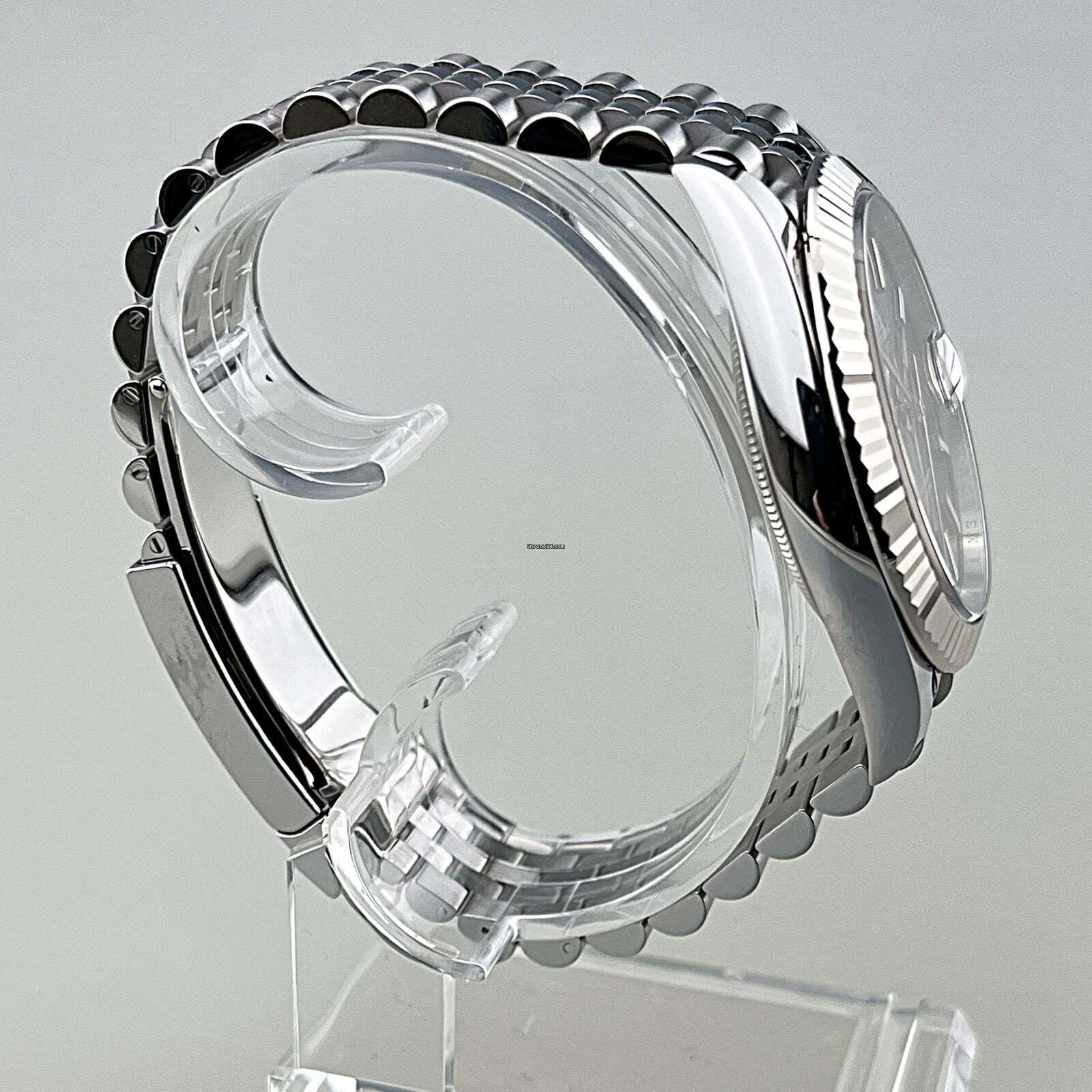 Thumbnail von Rolex Datejust 41 03/2026 LC100 Jubilé-Armband ZB Schiefergrau Index Full Set