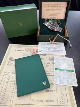  Rolex Submariner (No Date) Meter First by Submariner 1968 Full Set Double Punched Papers! 