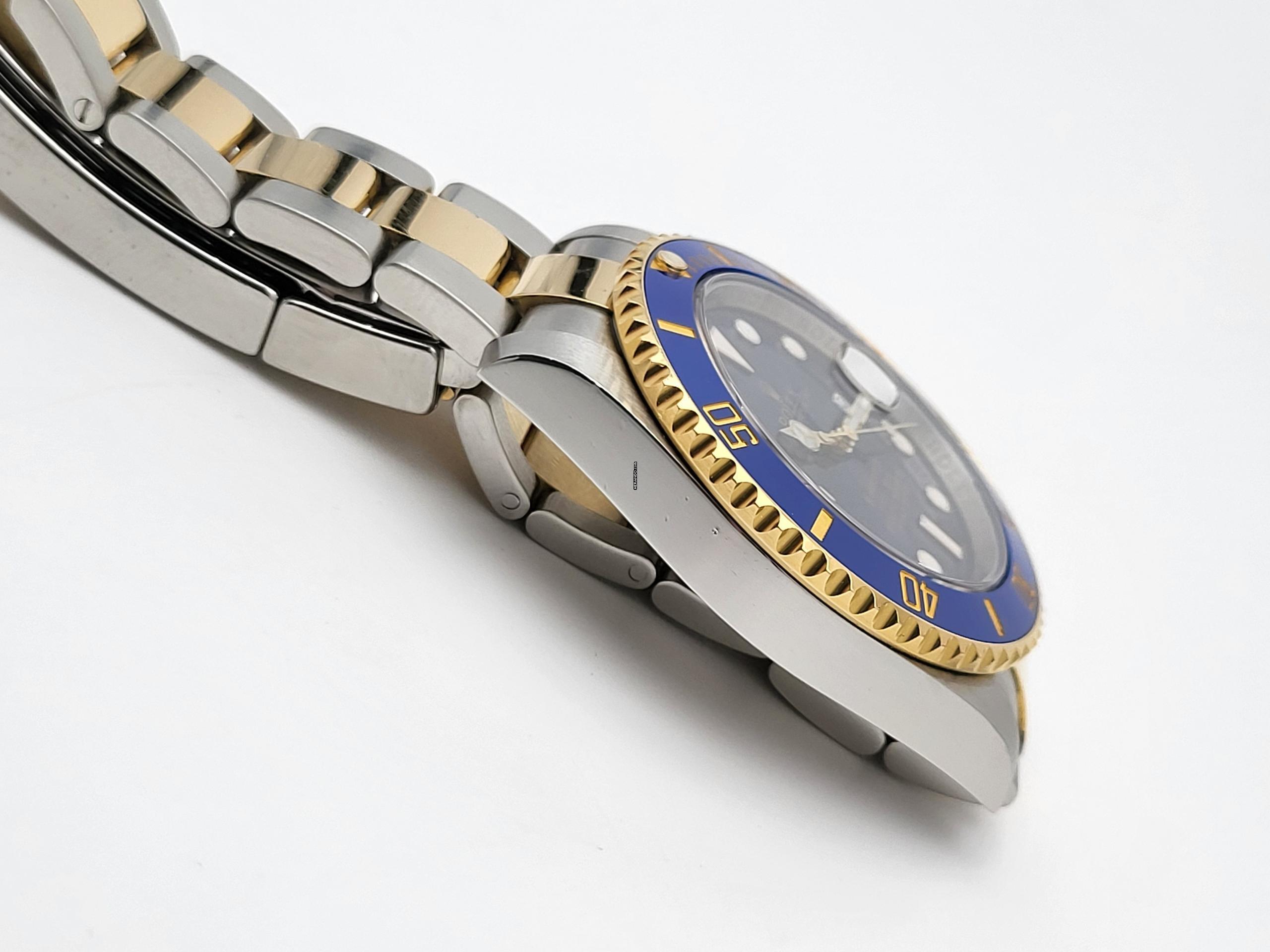 Thumbnail von Rolex Submariner Date 40 bluesy steel gold Full Set 2016 Austria