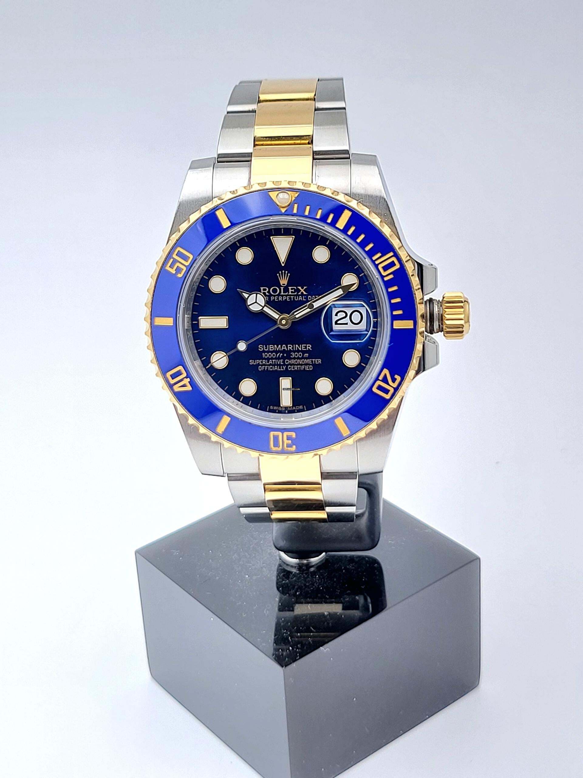 Rolex Submariner Date 40 bluesy steel gold Full Set 2016 Austria