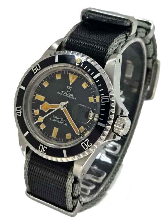 Caja Tudor Submariner Snowflake Rolex - esfera de tritio negro