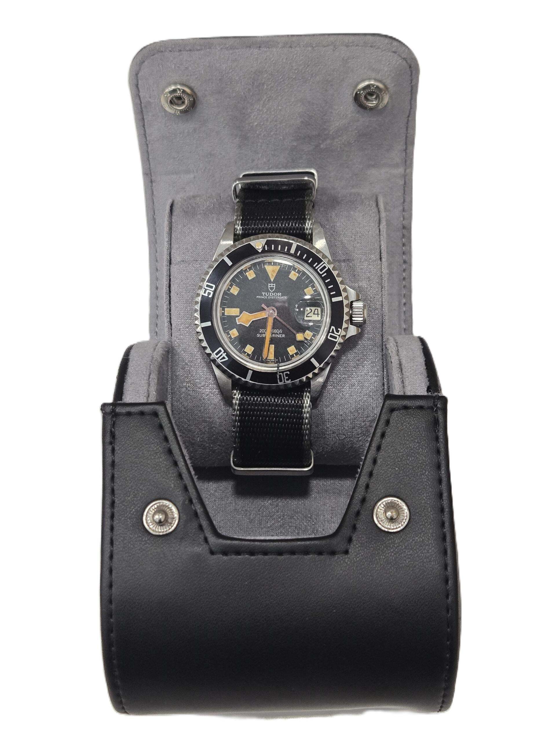 Thumbnail von Tudor Submariner Snowflake Rolex Case - black tritium Dial