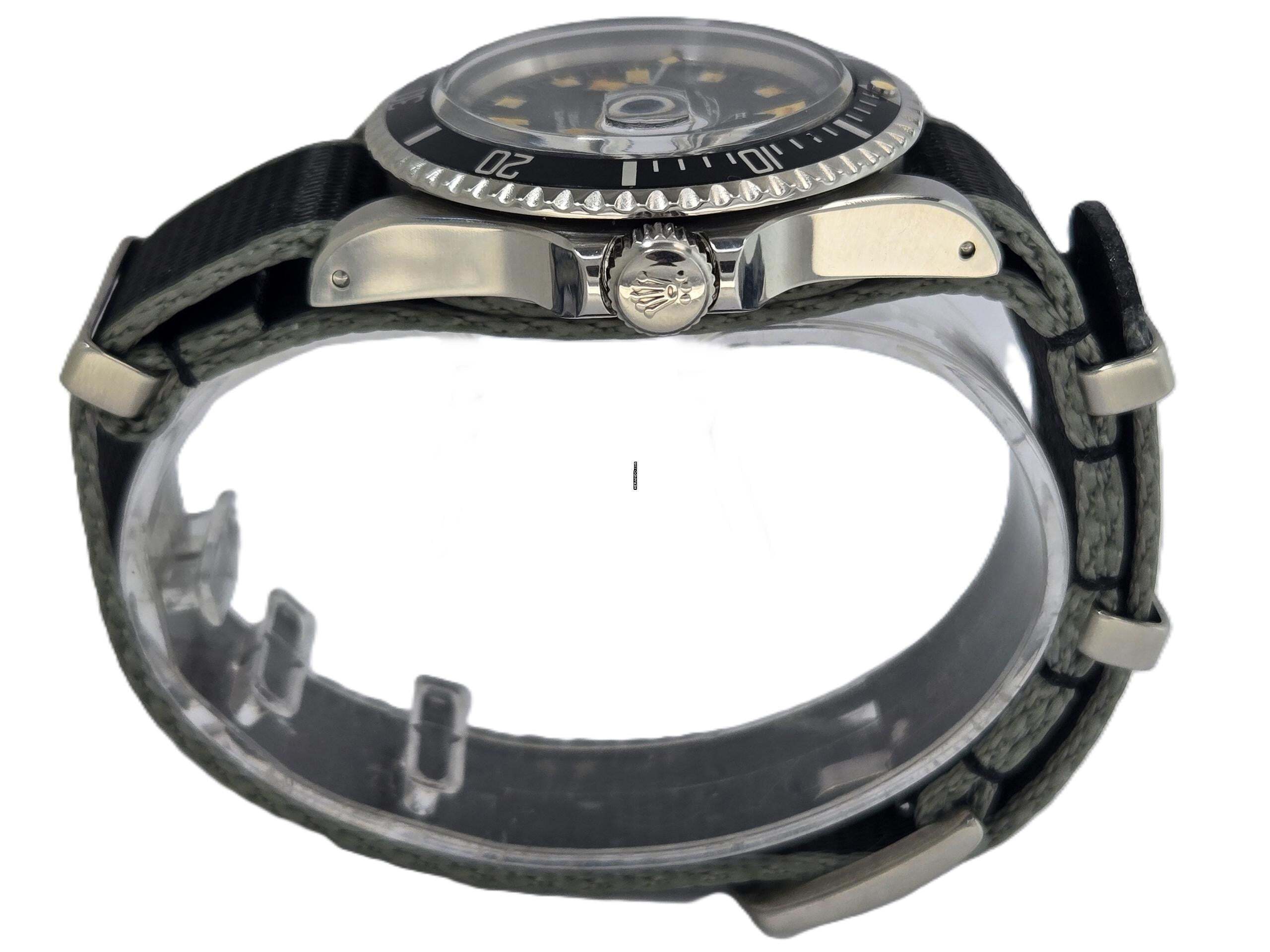 Thumbnail von Tudor Submariner Snowflake Rolex Case - black tritium Dial