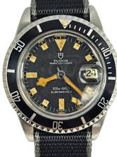 Thumbnail von Tudor Submariner Snowflake Rolex Case - black tritium Dial