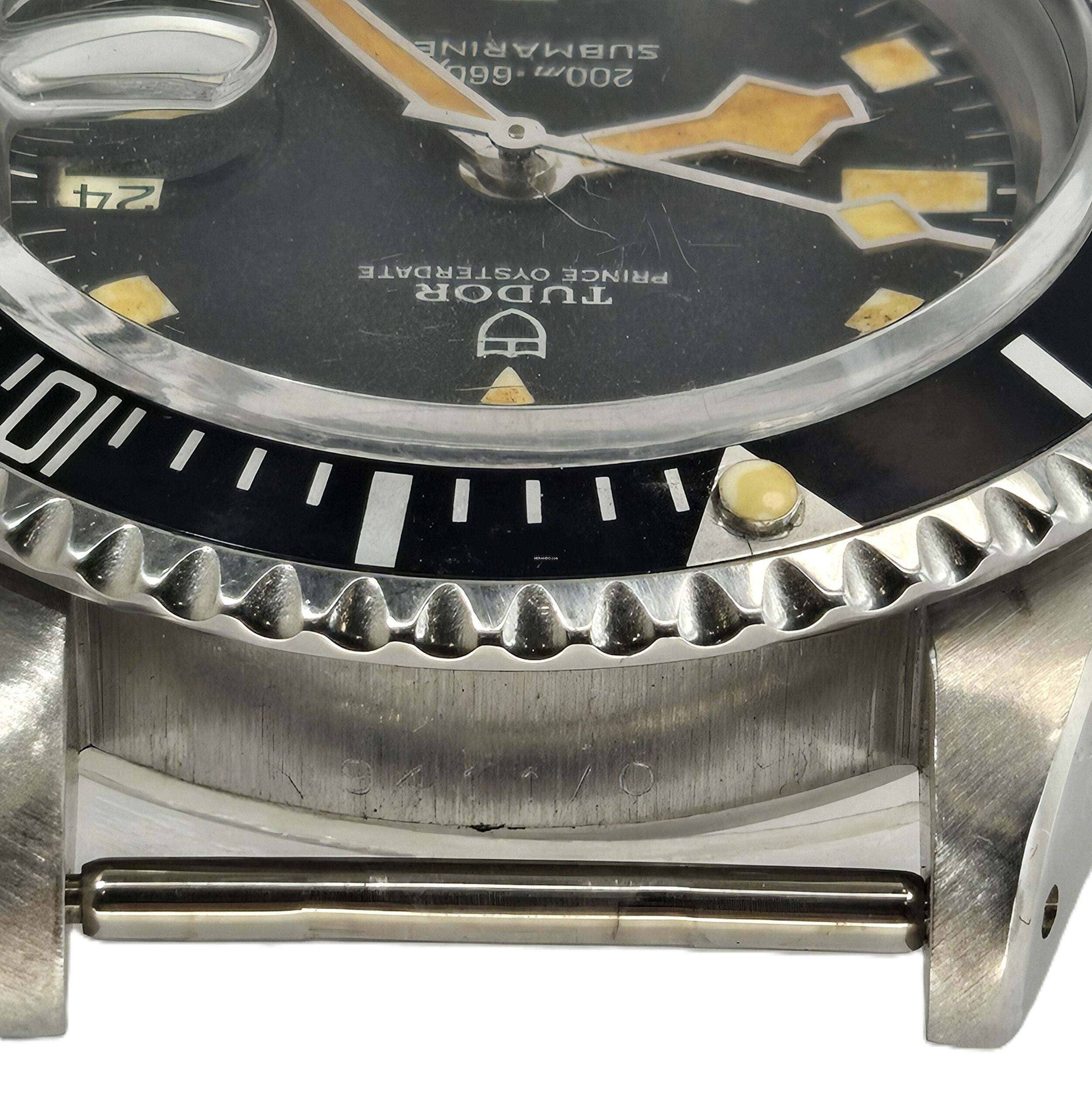 Thumbnail von Tudor Submariner Snowflake Rolex Case - black tritium Dial