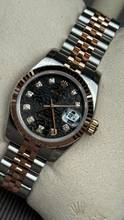 Thumbnail von Rolex Lady-Datejust NOS - partial stickers black diamond dial