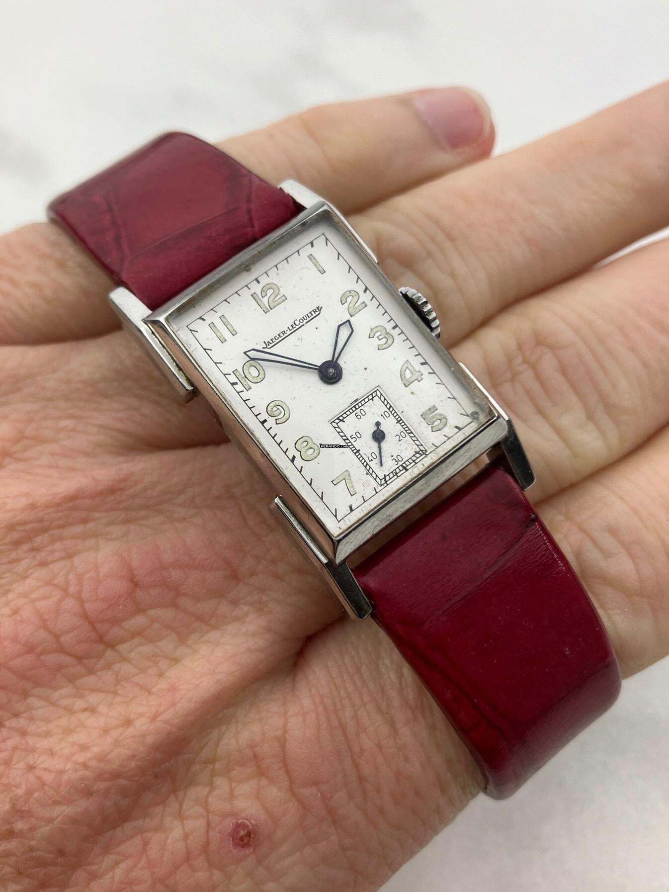 Thumbnail von Jaeger-LeCoultre Étrier Vintage Uniplan Étrier Art Déco Tank