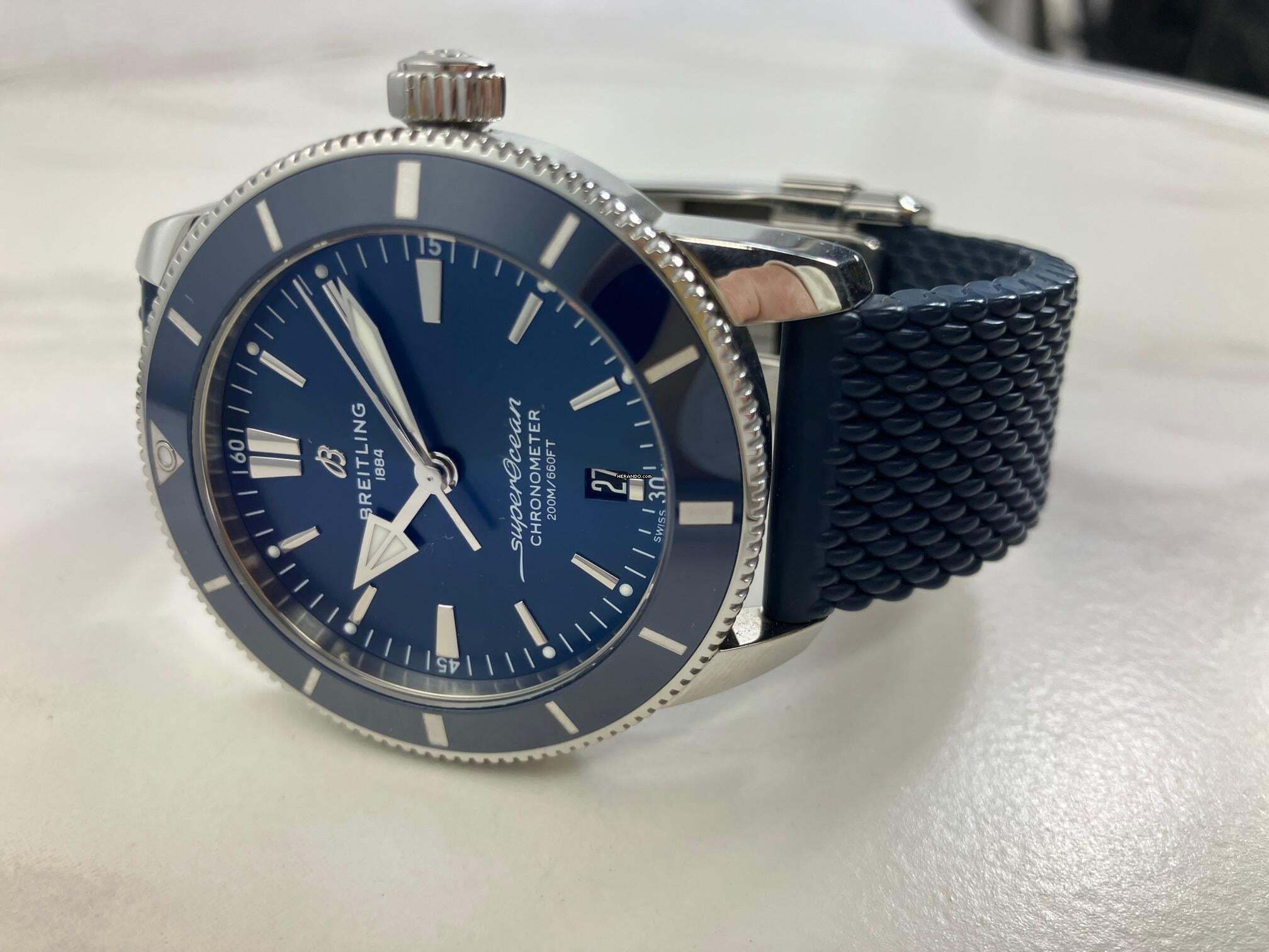 Thumbnail von Breitling Superocean Heritage Azul-Azul / 44 mm / Juego completo