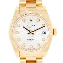 Thumbnail von Rolex Datejust 31 Armbanduhr Datejust Automatik aus 750 Gelbgold Ref. 178278