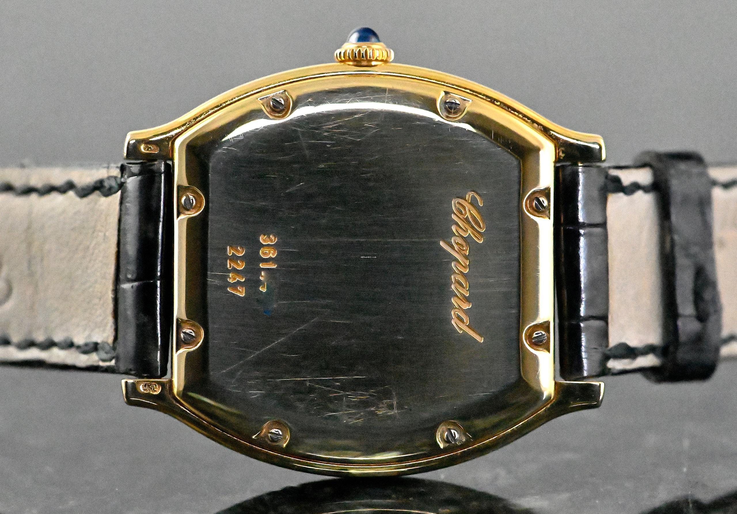 Thumbnail von Chopard Tonneau Tarihi | 2247 | Otomatik | Tam Set 2002 | sarı altın