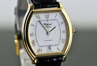 Thumbnail von Chopard Tonneau Date | 2247 | Automatique | Ensemble complet 2002 | or jaune