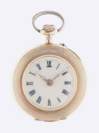 Швейцарские дамские кулоны 14 к красное золото 1890-х годов