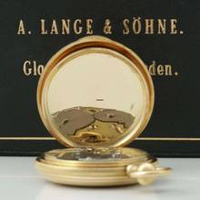 Thumbnail von A. Lange & Söhne Frühe Adolph Lange Taschenuhr Anno 1771 Qualität 1A 18k Gold mit Zertifikat Die Uhr ist in mehrfacher Hinsicht interessant...