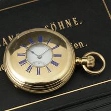 Thumbnail von A. Lange & Söhne Frühe Adolph Lange Taschenuhr Anno 1771 Qualität 1A 18k Gold mit Zertifikat Die Uhr ist in mehrfacher Hinsicht interessant...