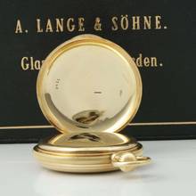 Thumbnail von A. Lange & Söhne Frühe Adolph Lange Taschenuhr Anno 1771 Qualität 1A 18k Gold mit Zertifikat Die Uhr ist in mehrfacher Hinsicht interessant...