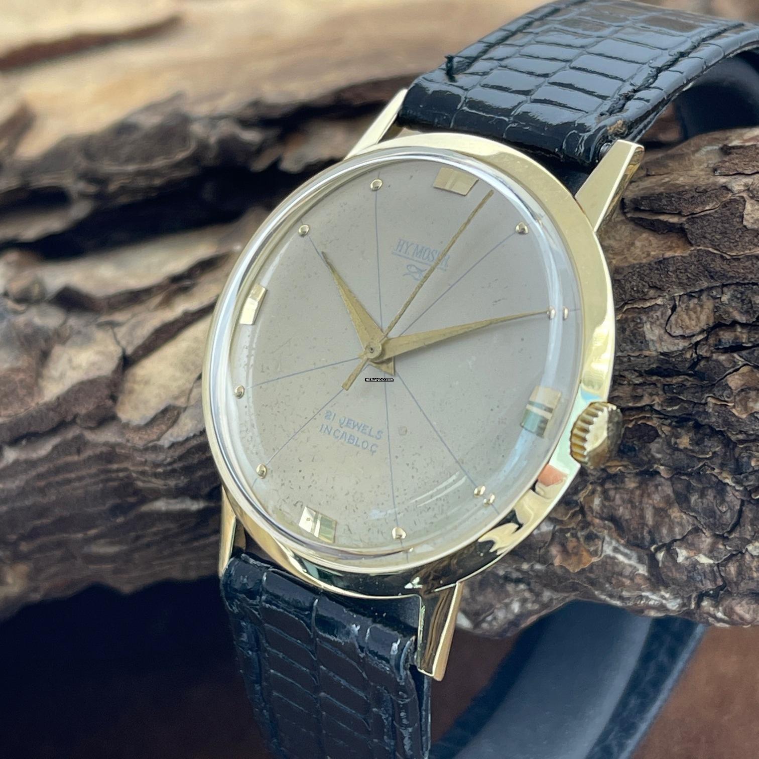 Thumbnail von HY. Moser - 21 Jewels Dresswatch - 18 Kt Geelgoud - 14,02g