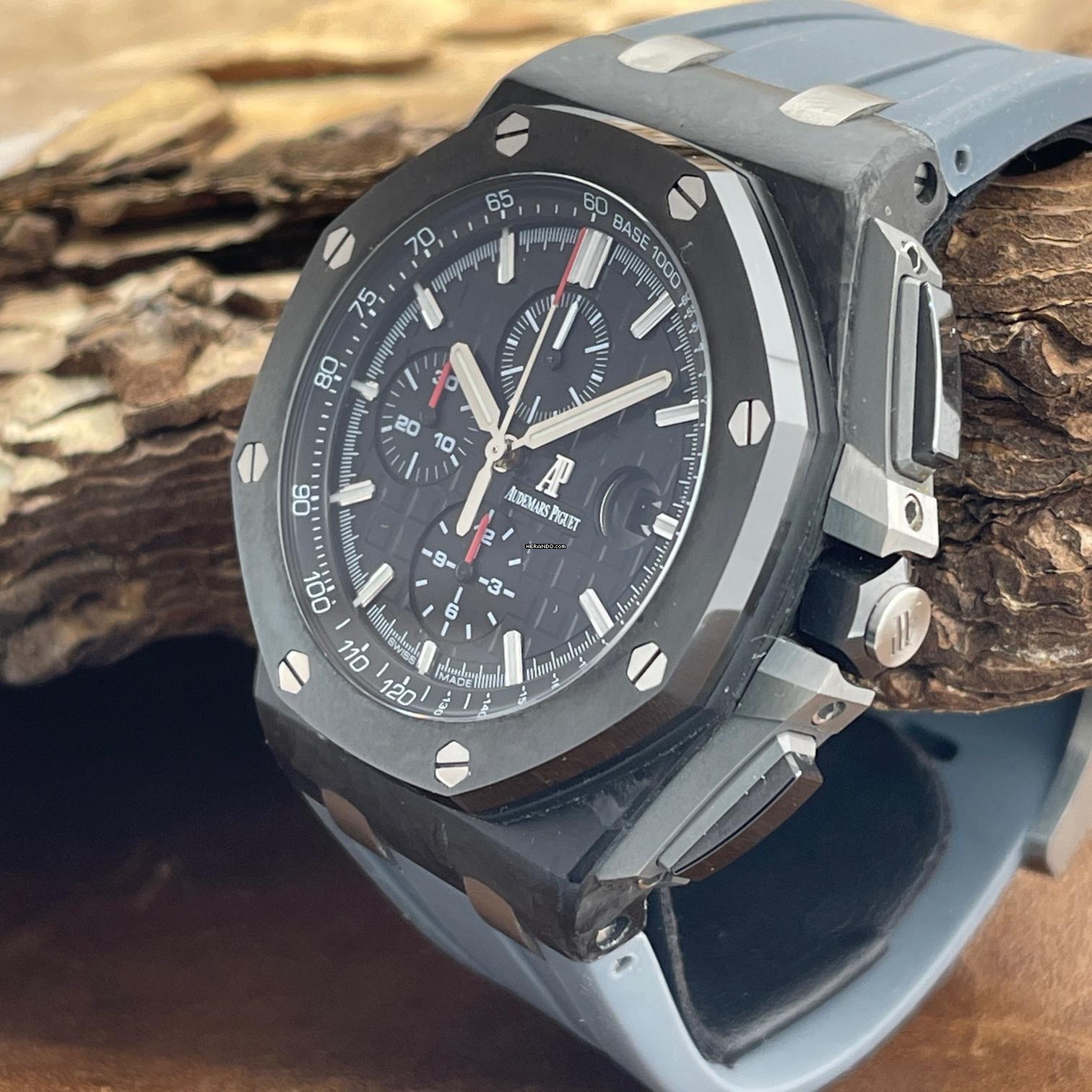 Thumbnail von Audemars Piguet Royal Oak Offshore Chronograph Offshore Chrono Carbon - FS 2012 allemand - Ref. 26400AU.OO.A002CA.01