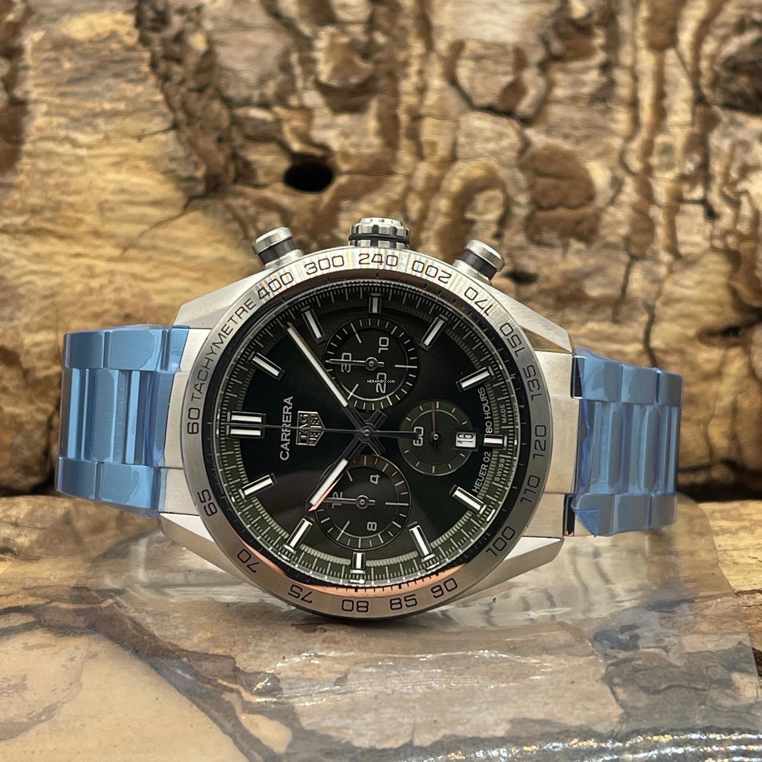 Thumbnail von TAG Heuer Carrera Heuer-02T Carrera Chrono Calibre 02 - NEUWARE - FULLSET 2023 - Réf. CBN2a10.ba0643