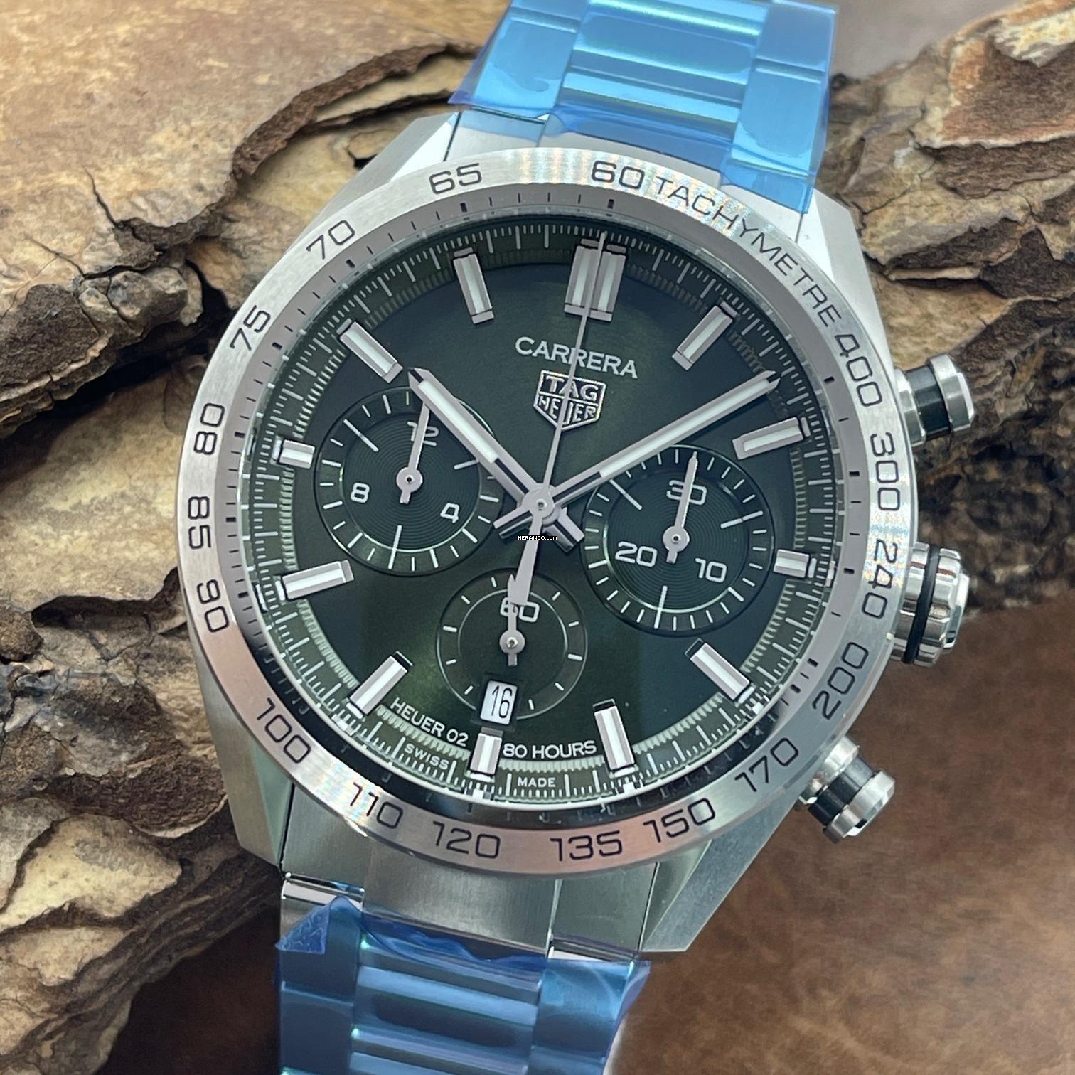 TAG Heuer Carrera Heuer-02T Carrera Chrono Calibre 02 - YENİ ÜRÜN - TAM SET 2023 - Ref. CBN2a10.ba0643