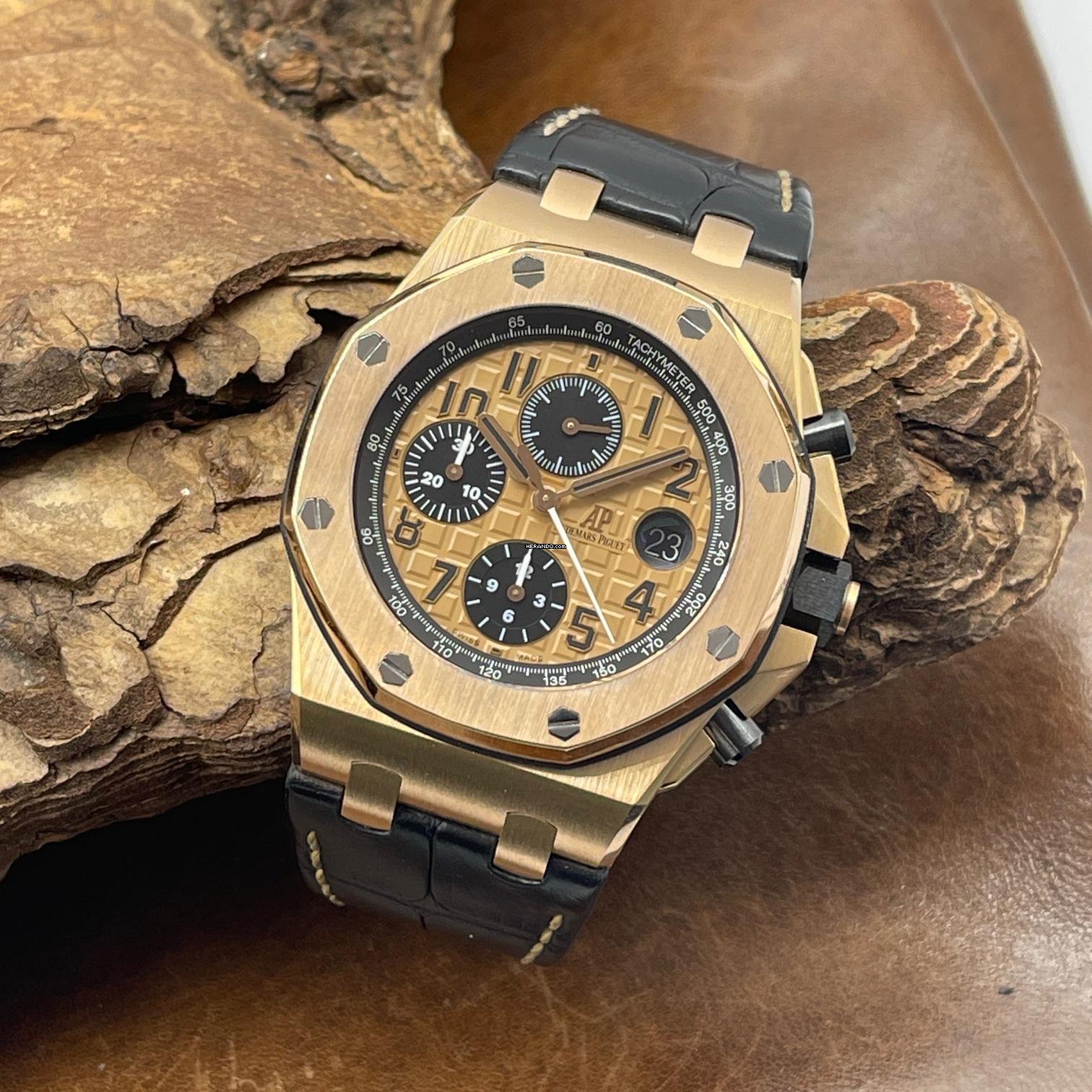 Thumbnail von Audemars Piguet Royal Oak Offshore Chronograph Royal Oak Offshore - COMPLETO 2014 - Ref. 26470OR.OO.A002CR.01 Full Set 2014
