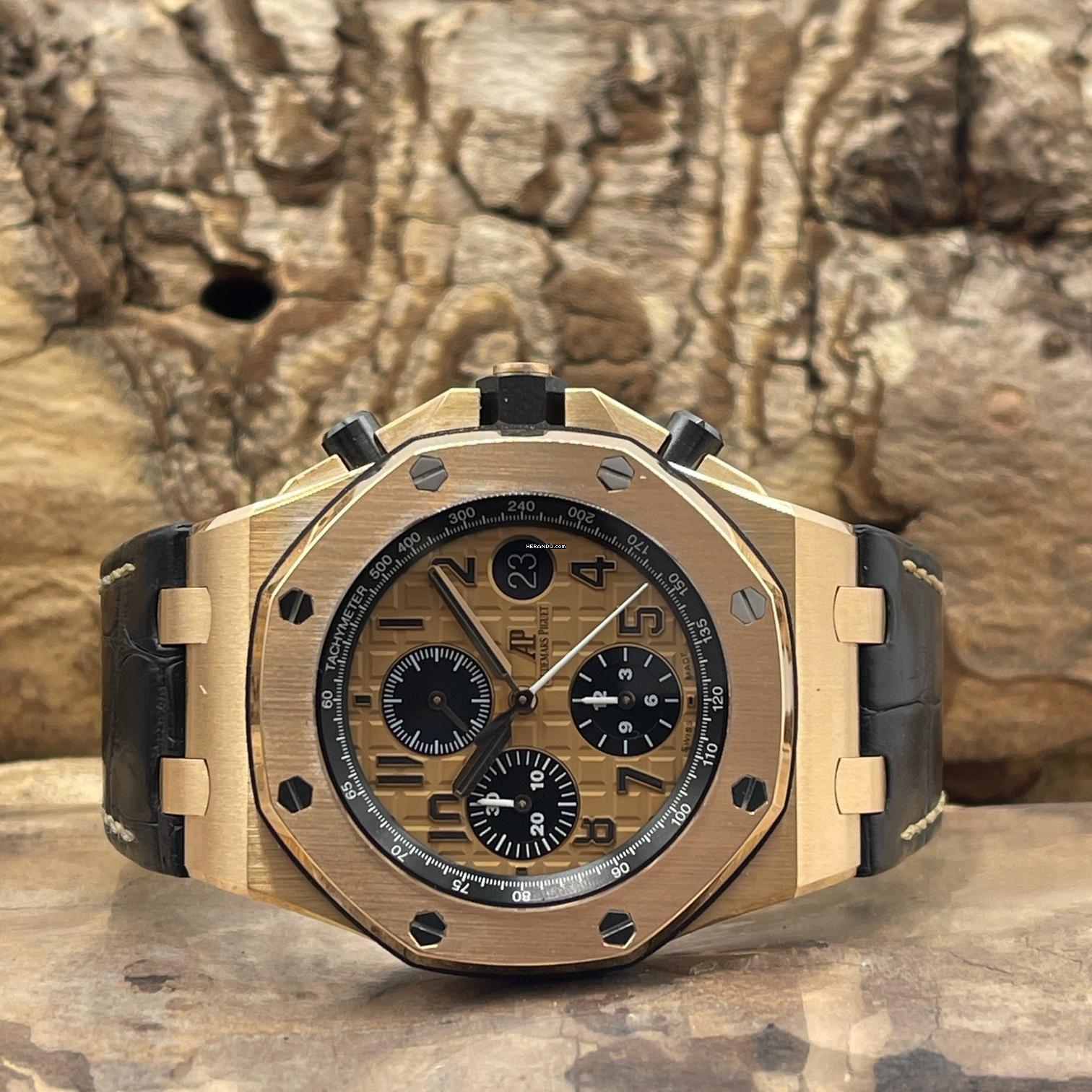 Thumbnail von Audemars Piguet Royal Oak Offshore Chronograph Royal Oak Offshore - COMPLETO 2014 - Ref. 26470OR.OO.A002CR.01 Full Set 2014