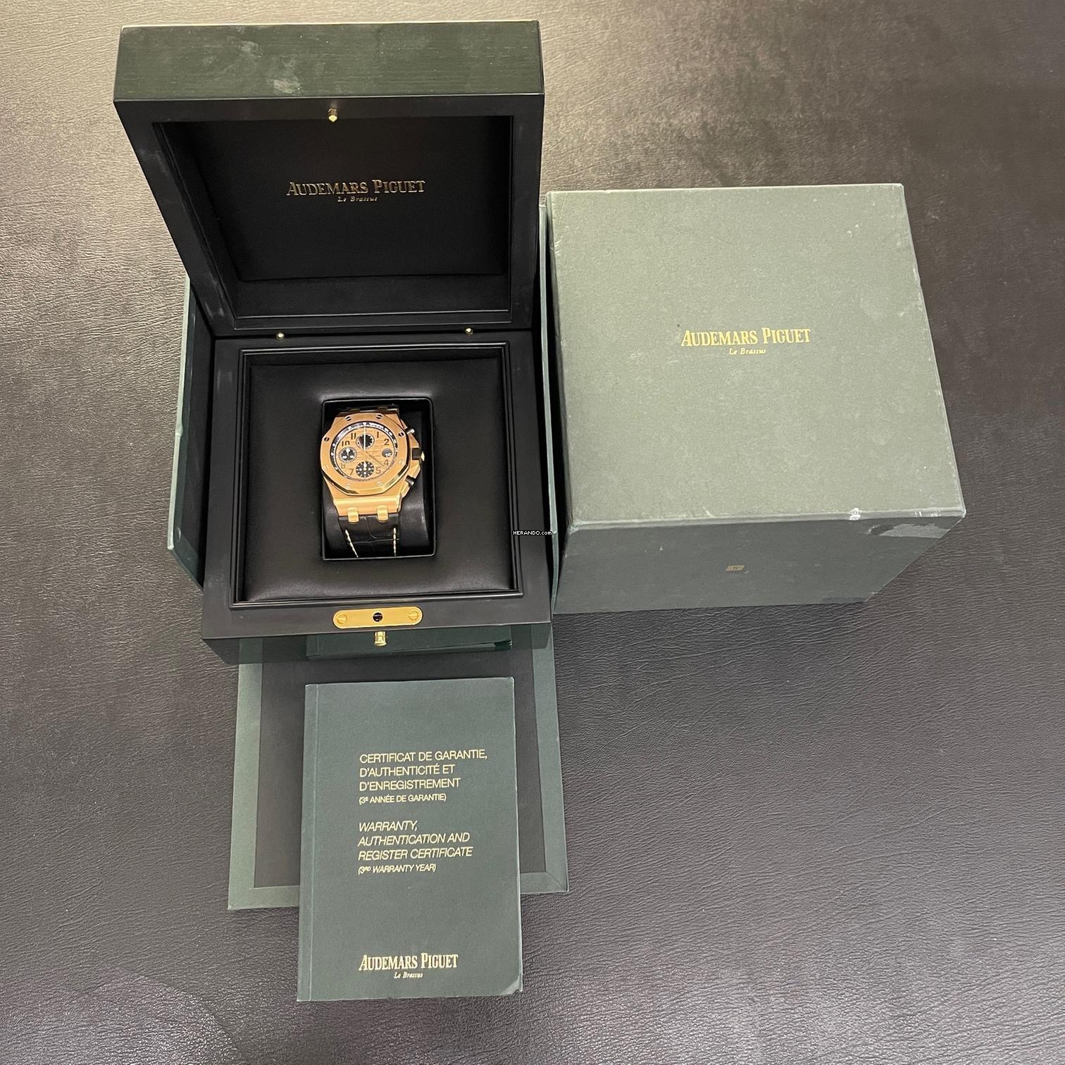 Thumbnail von Audemars Piguet Royal Oak Offshore Chronograph Royal Oak Offshore - COMPLETO 2014 - Ref. 26470OR.OO.A002CR.01 Full Set 2014