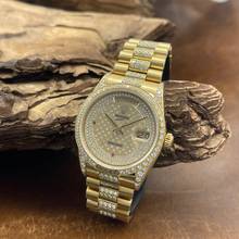 Thumbnail von Rolex Day-Date 36 Oyster Perpetual Day-Date I Factory Set Diamonds - Full Set 1985 - Ref. 18138