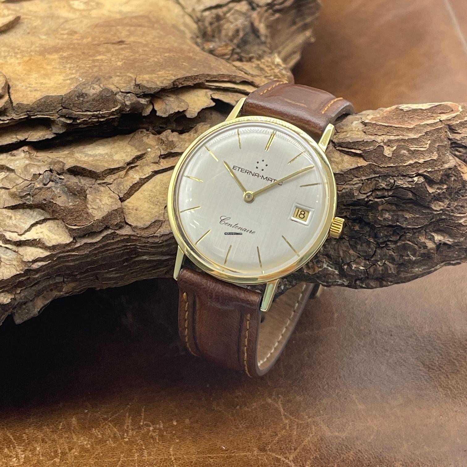  Eterna Matic Centenaire - Gelbgold - Ref. 14394 