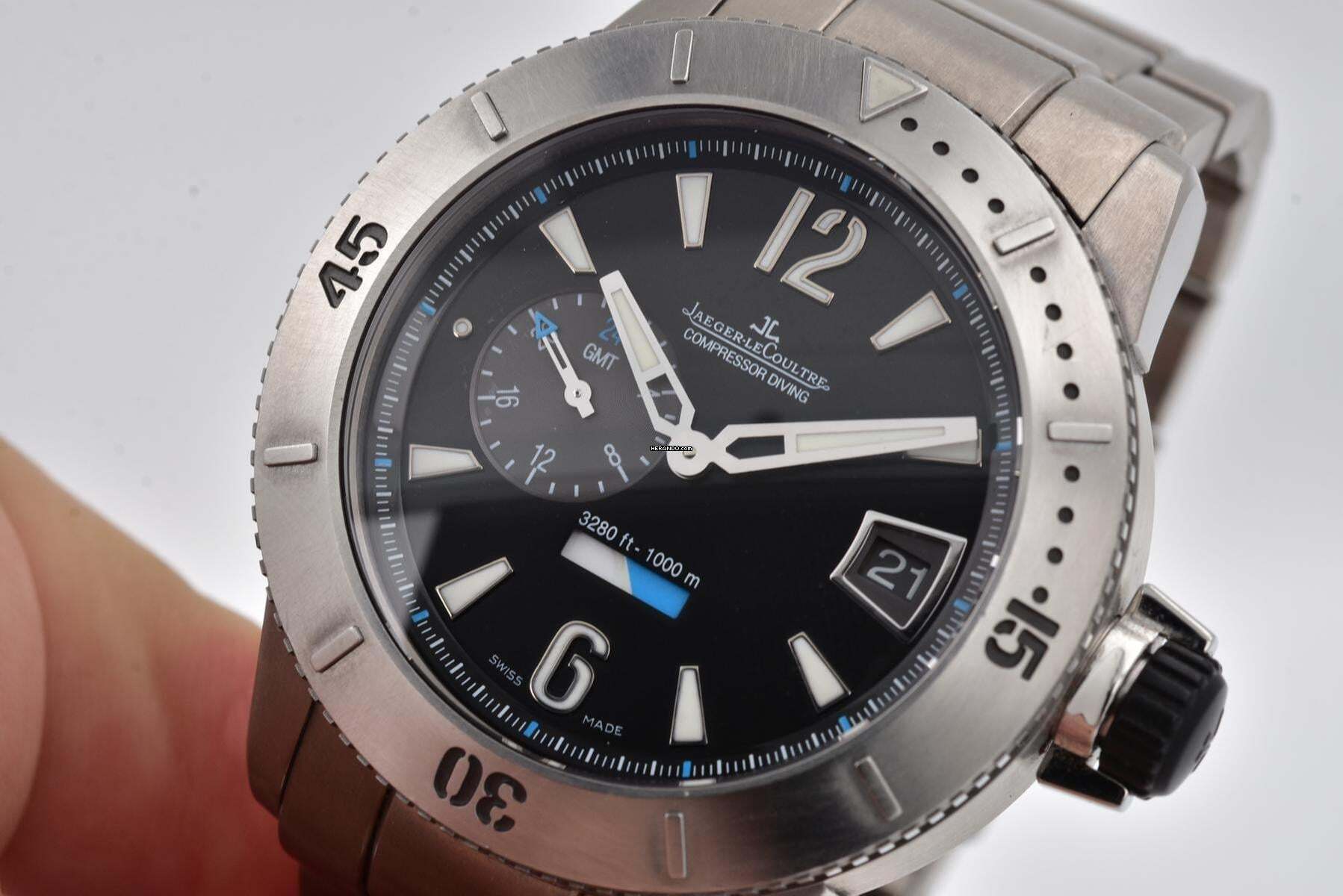 Thumbnail von Jaeger-LeCoultre Master Compressor Diving GMT Big Size 159.T.05 браслет